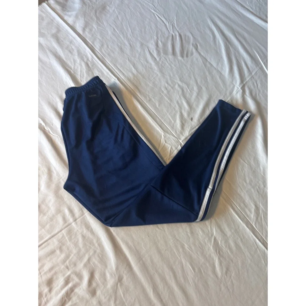 Adidas Tiro Track Pants S Navy Blue Tapered Soccer Joggers
